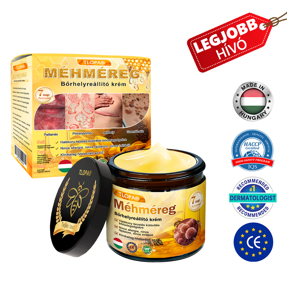 🌿HOUKEA® Méhméreg Bőr Helyreállító Krém 🔥 Bőrgyógyász ajánlása - Amerikai fejlesztés, magyarországi gyártás és szállítás