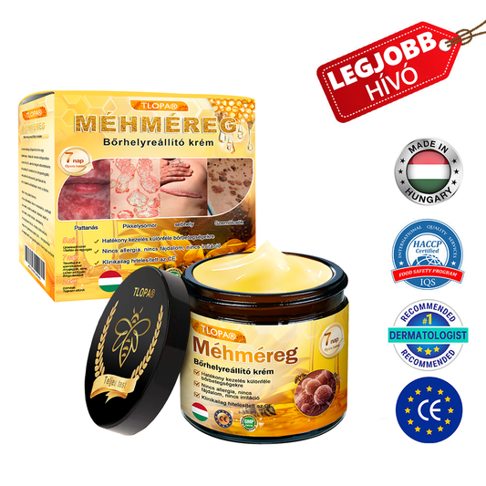 Bőrgyógyász ajánlása ✨ HOUKEA® Méhméreg Bőr Helyreállító Krém 🔥 Amerikai fejlesztés, magyarországi gyártás és szállítás