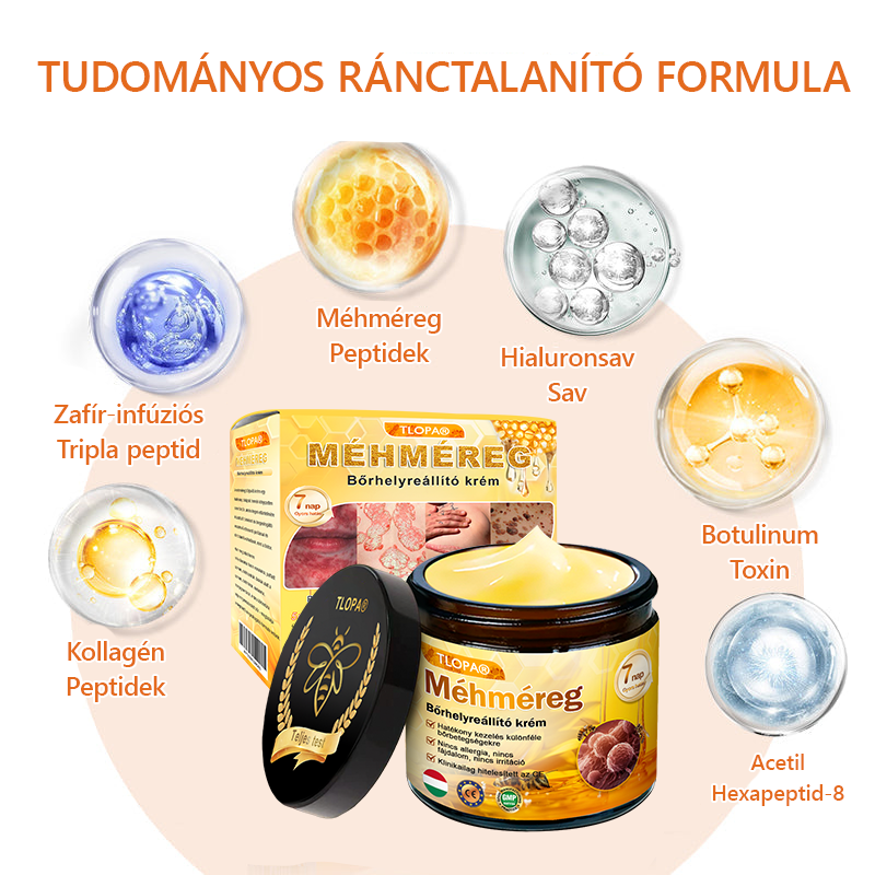 🌿HOUKEA® Méhméreg Bőr Helyreállító Krém 🔥 Bőrgyógyász ajánlása - Amerikai fejlesztés, magyarországi gyártás és szállítás