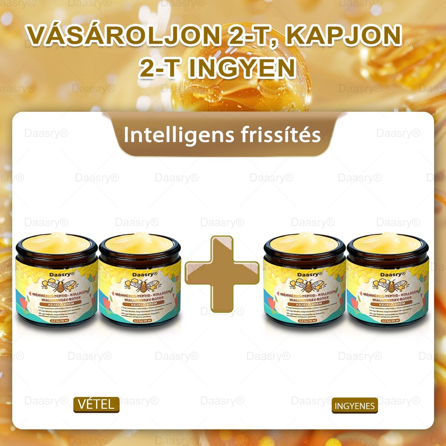 HOUKEA® Méhméreg Kezelő Krém, méhméreg peptidekkel, botulinum toxinnal, hialuronsavval és kollagénnel💧. Hatékonyan küzd a ráncok, finom vonalak, megereszkedés, terhességi csíkok és sötét foltok ellen — feszesítés, emelés és kiemelkedő eredmények!