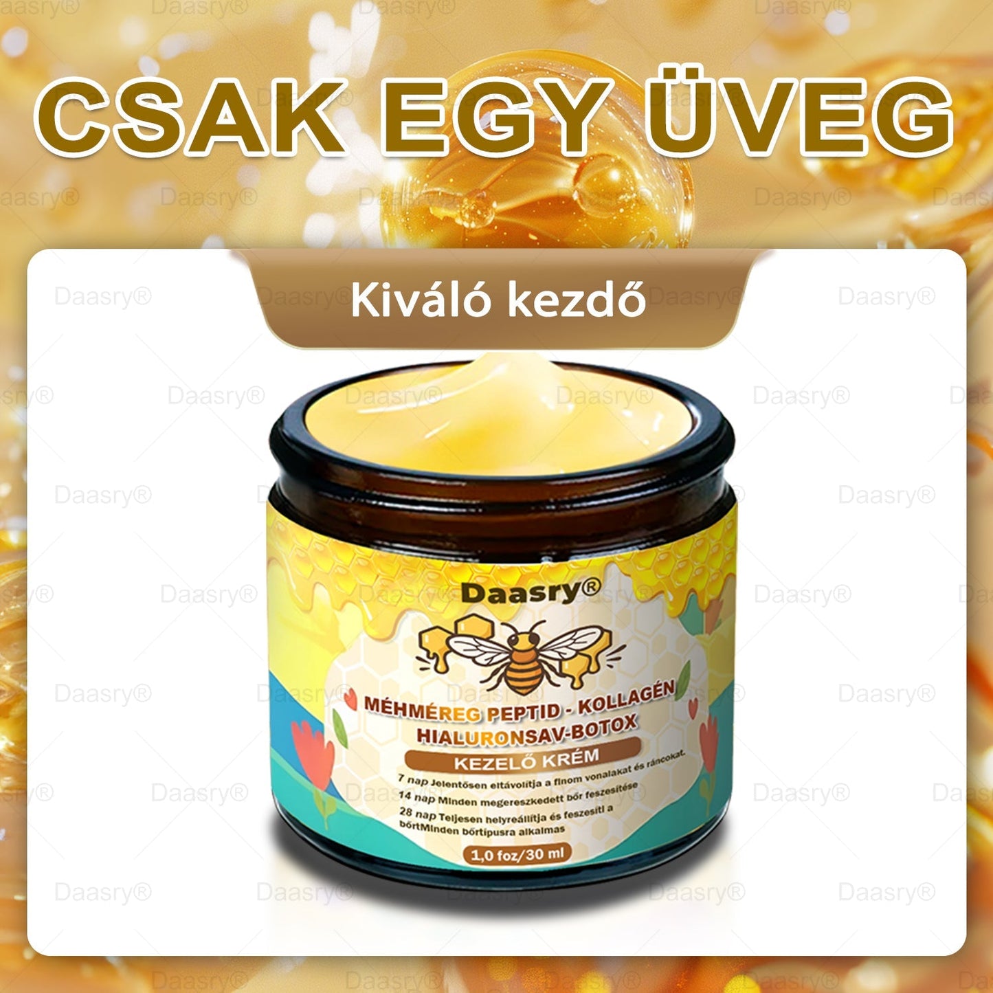HOUKEA® Méhméreg Kezelő Krém, méhméreg peptidekkel, botulinum toxinnal, hialuronsavval és kollagénnel💧. Hatékonyan küzd a ráncok, finom vonalak, megereszkedés, terhességi csíkok és sötét foltok ellen — feszesítés, emelés és kiemelkedő eredmények!